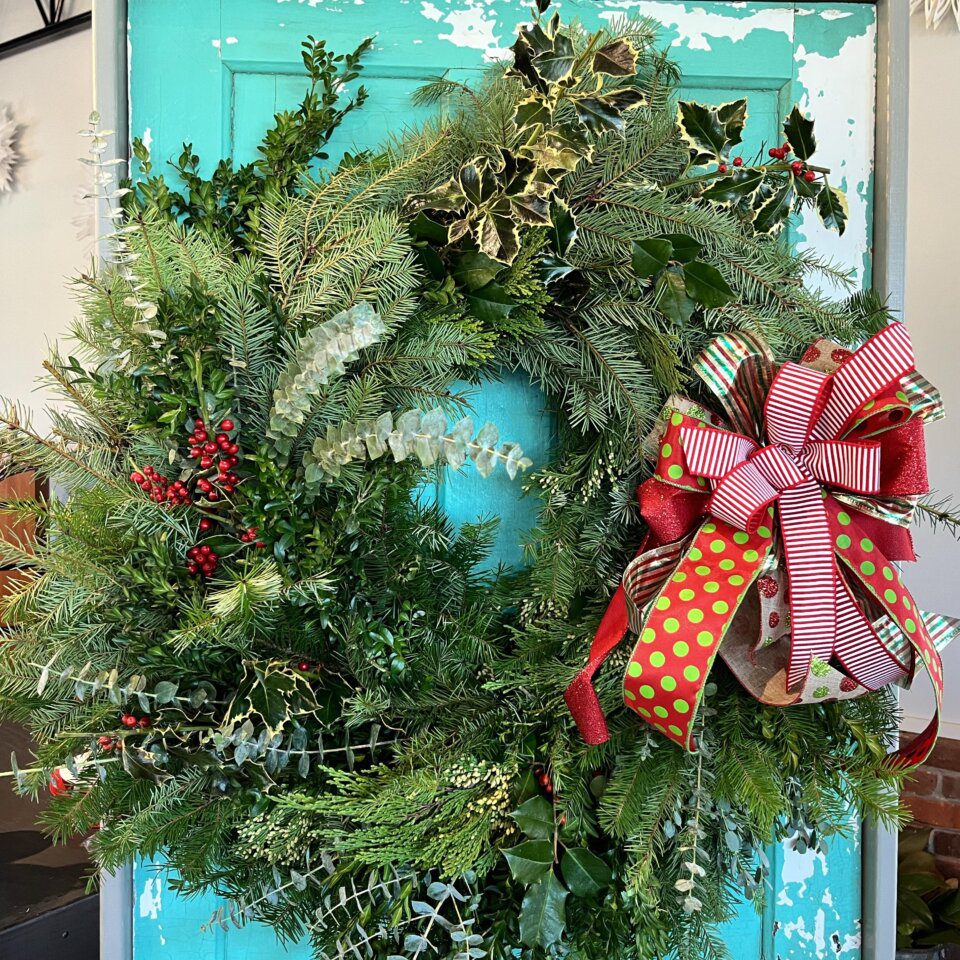 Holiday wreath making - Rassawek Vineyard
