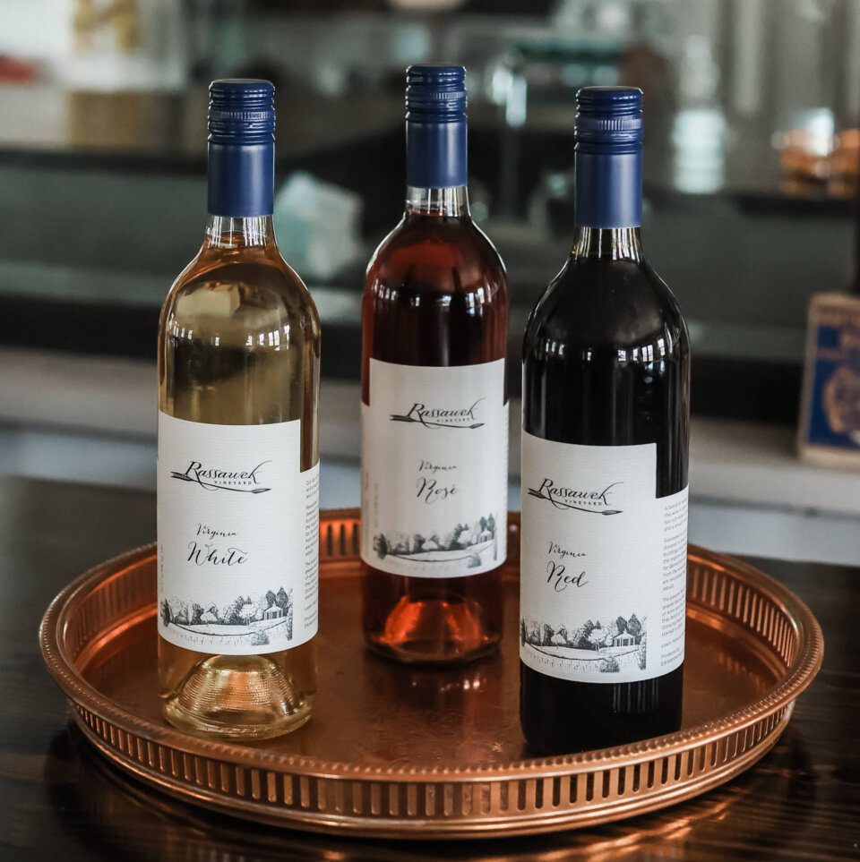 Rassawek varietal trio - Rassawek vineyard